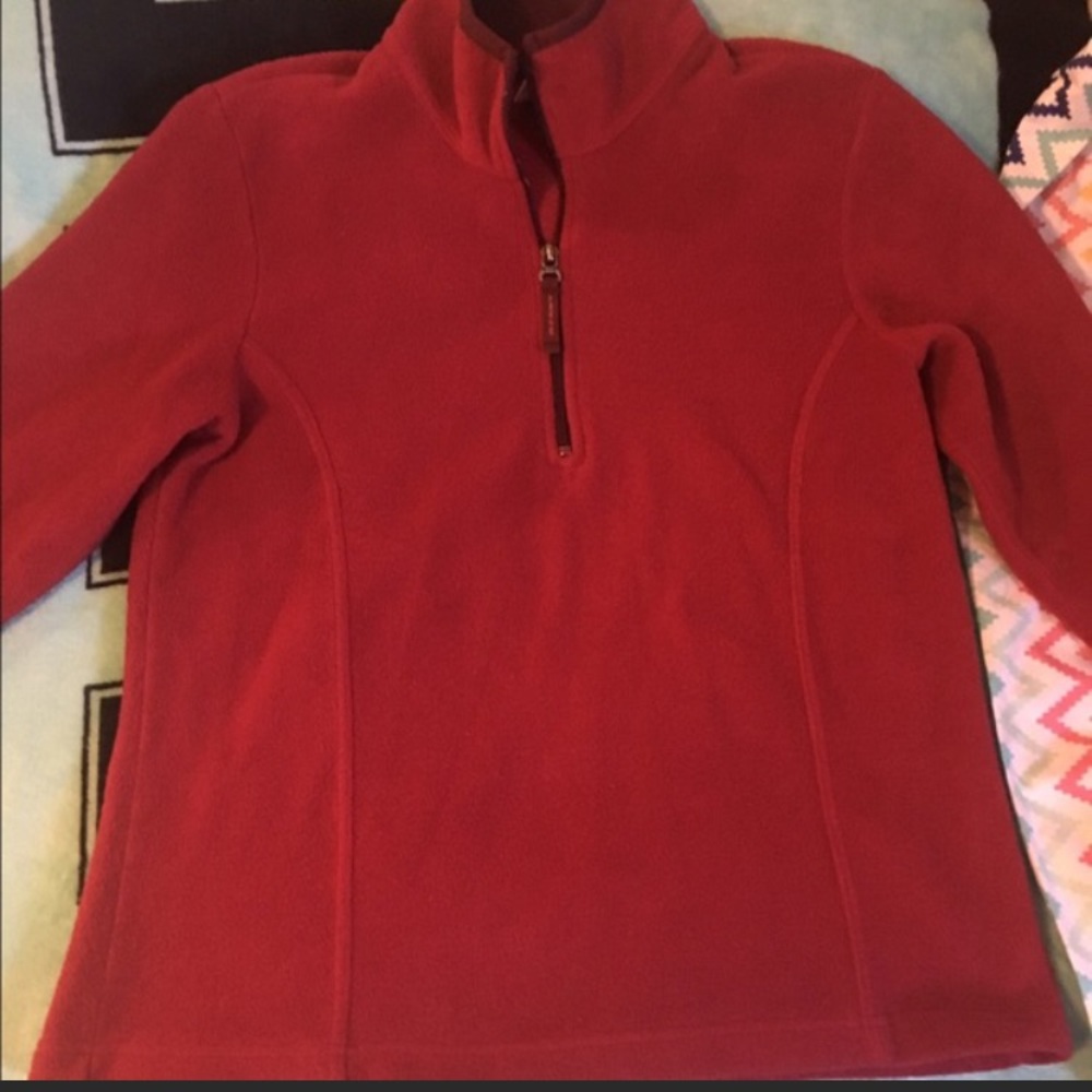 Red sweatshirt